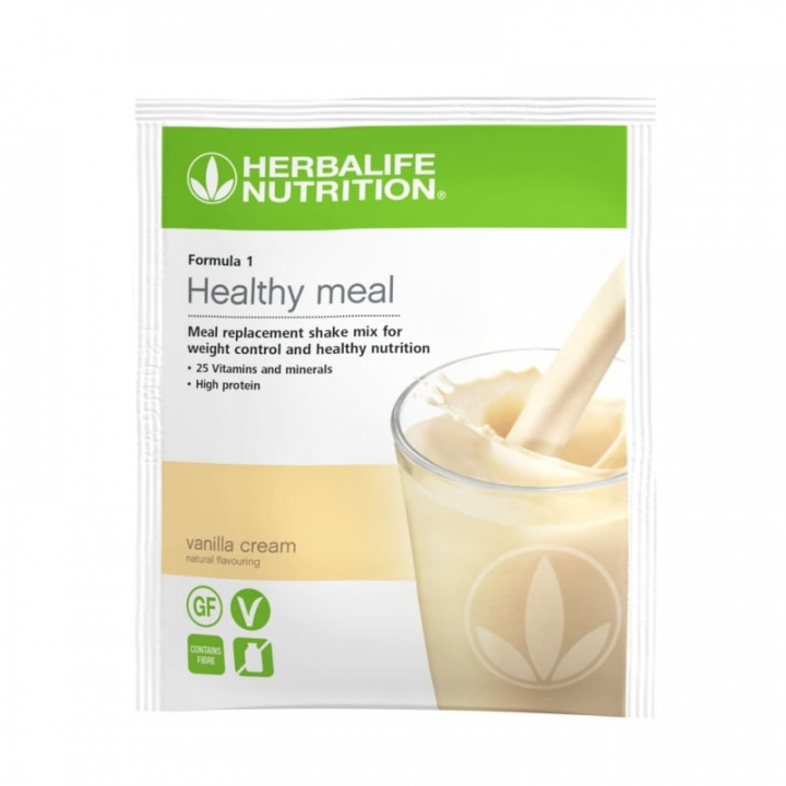 Herbalife Formula 1 - Vanilla Cream - 7-pack Portionspåsar i gruppen Måltidsersättning hos HerbalClub.se (053K)