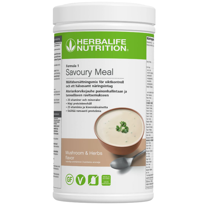 Herbalife Formula 1 Savoury Meal Mushroom & Herbs i gruppen Mellanmål & Energi hos HerbalClub.se (092K)