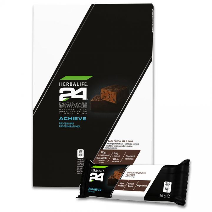 Herbalife H24 Achieve Protein Bar - Dark Chocolate i gruppen Mellanmål & Energi hos HerbalClub.se (150K)