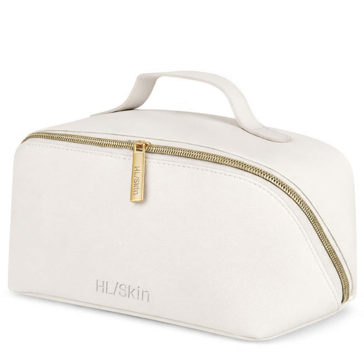 HL/Skin Necessär för hudvård och makeup HL/Skin Necessär i veganskt läder för organiserad förvaring av hudvård och makeup