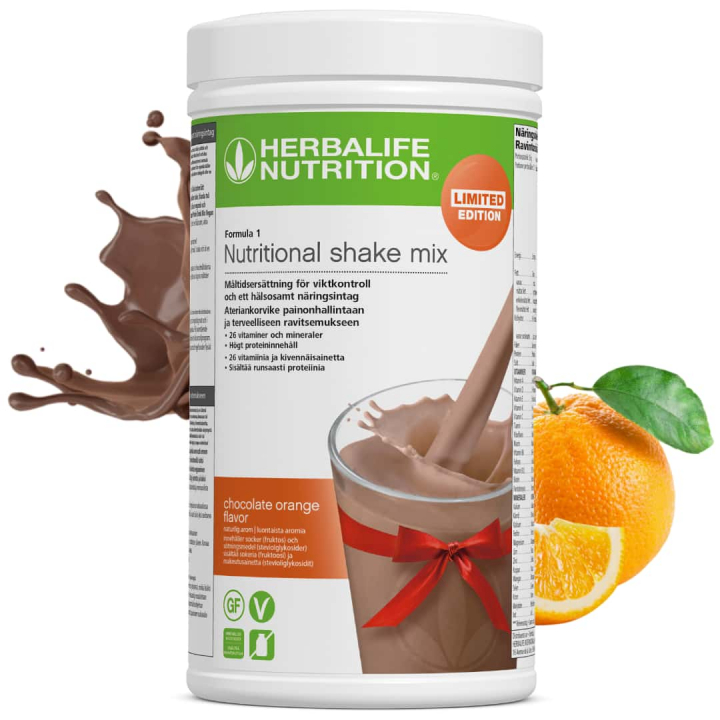 Herbalife Formula 1 - Chocolate Orange - Vegan, Gluten- & Laktosfri i gruppen Måltidsersättning hos HerbalClub.se (244K)