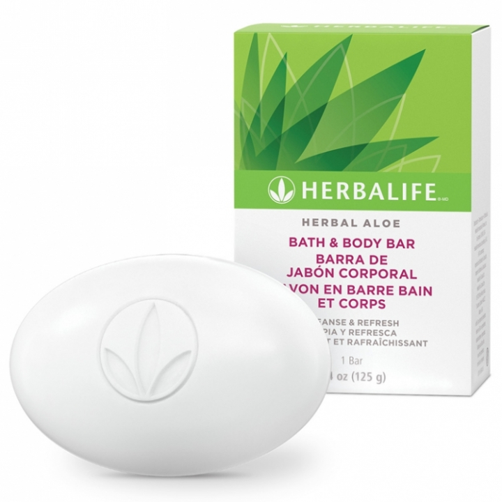 Herbalife-Herbal-Aloe-Bad-Kroppstvål-Aloe-Vera-Olivolja-Antioxidanter-Återfuktande