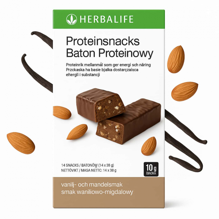 Herbalife Proteinbar -Vanilj Mandel- i gruppen Mellanmål & Energi hos HerbalClub.se (3968)