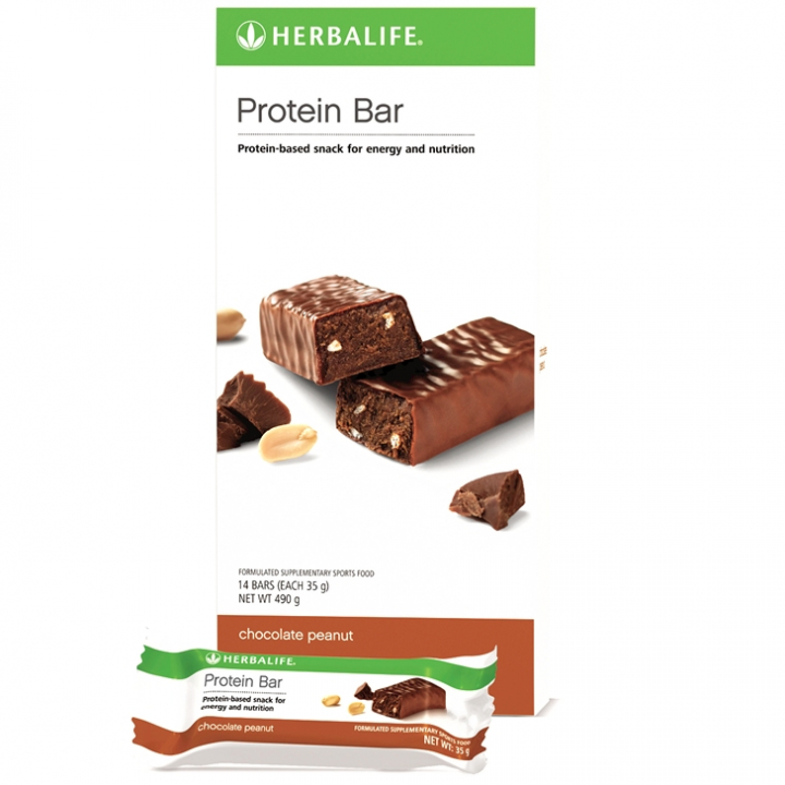 Herbalife Proteinbar -Choklad Jordnöt- i gruppen Mellanmål & Energi hos HerbalClub.se (3972)