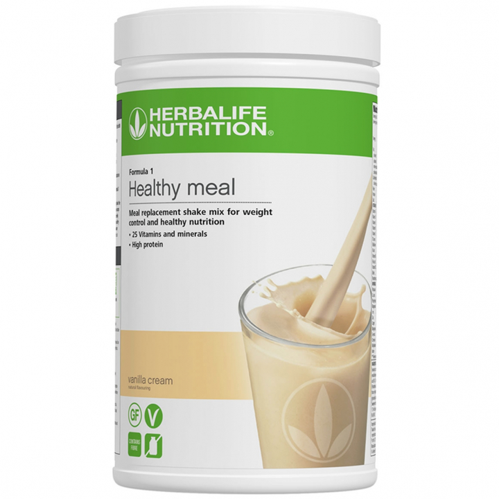 Herbalife Formula 1 - Vanilla Cream - Vegan, Gluten- & Laktosfri i gruppen Måltidsersättning hos HerbalClub.se (4466)