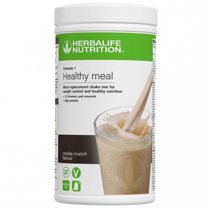 Herbalife Formula 1 - Cookie Crunch - Vegan, Gluten- & Laktosfri i gruppen Måltidsersättning hos HerbalClub.se (4467)