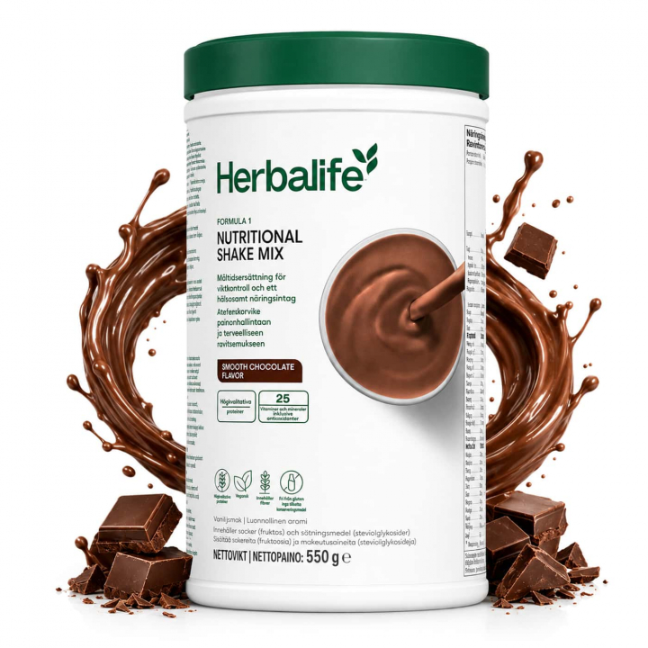 Herbalife Formula 1 Måltidsersättning Smooth Chocolate 550g i gruppen Måltidsersättning hos HerbalClub.se (4468)