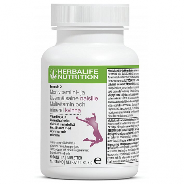 Herbalife Formula 2 - Multivitamin och Mineral Kvinna