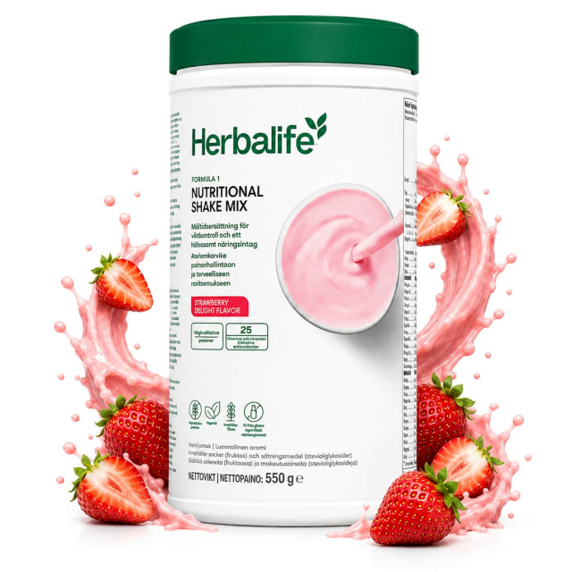 Herbalife Formula 1 Måltidsersättning Strawberry Delight 550g