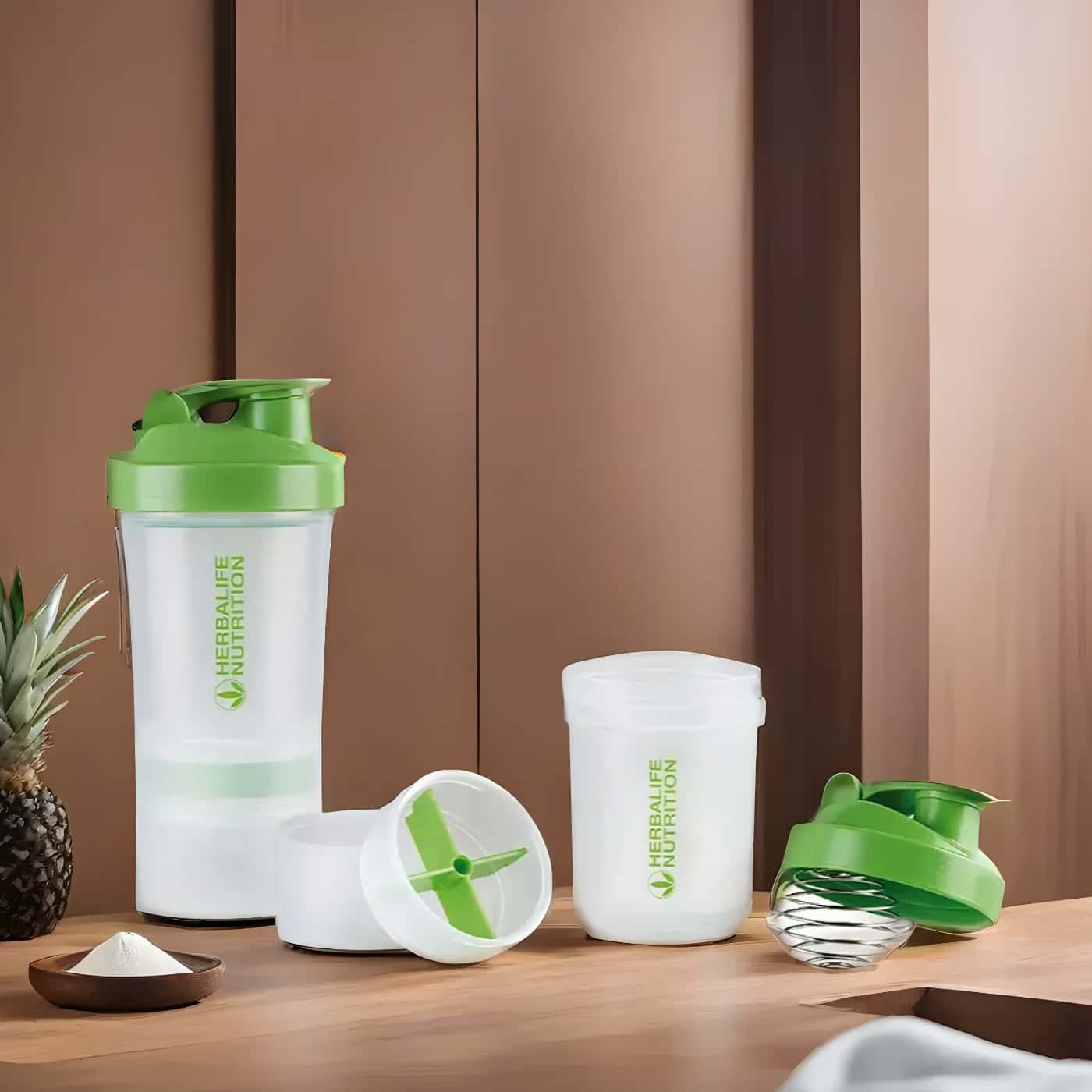 Shaker Herbalife Super Shaker 400 Ml Avec Accessoires - Neuf Pour Vos Shakes Protéinés Et Boissons Fitness