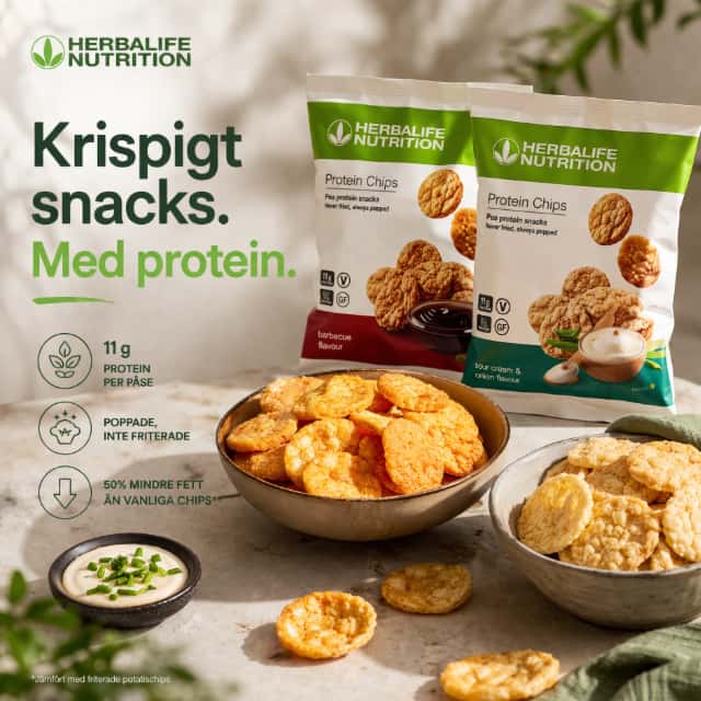 Herbalife Chips Barbeque och Sourcream & Onion Smak