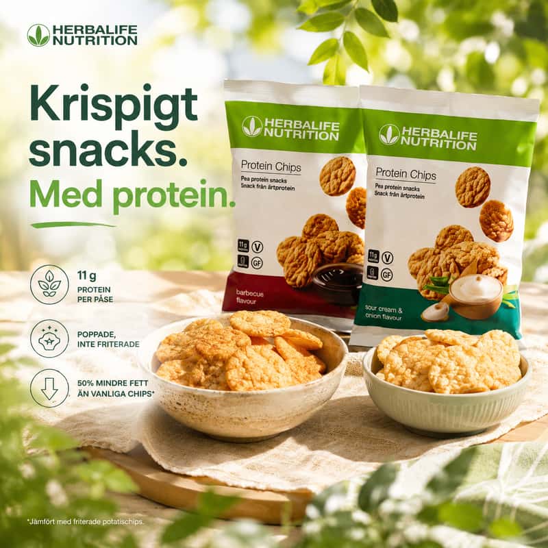 Herbalife Chips Barbeque och Sourcream & Onion Smak