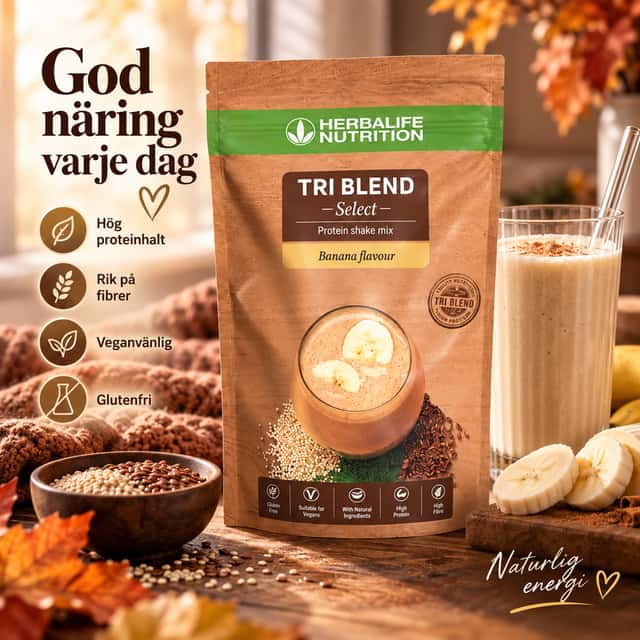 Herbalife Tri Blend Select Protein Shake Mix - Banana