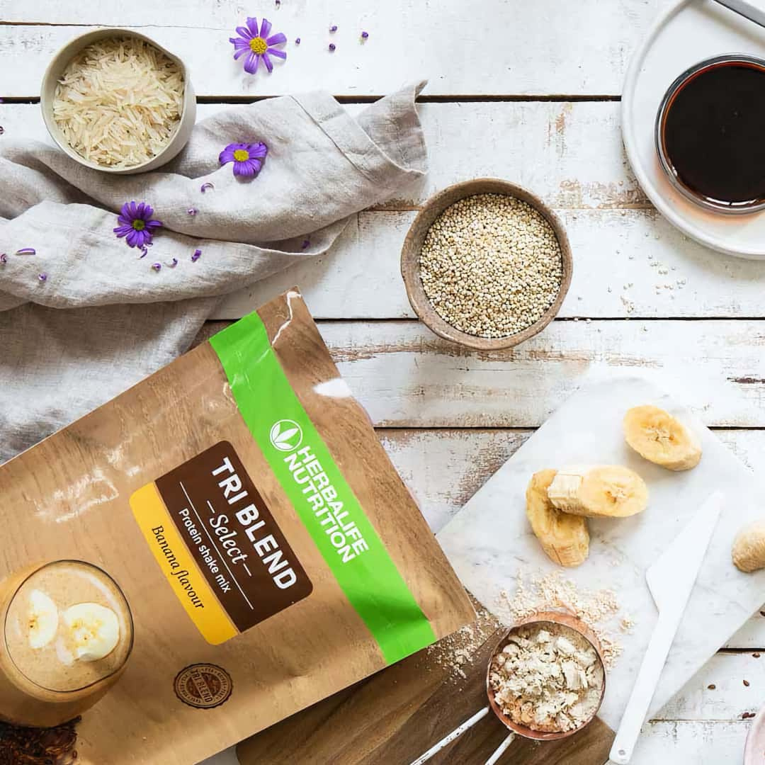 Herbalife Tri Blend Select Protein Shake Mix - Banana