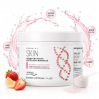 Herbalife Collagen SKIN Booster kollagenpulver Herbalife Collagen SKIN Booster kollagentillskott med Verisol och smak av jordgubb och citron