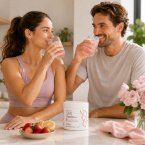Herbalife Collagen SKIN Booster kollagenpulver Herbalife Collagen SKIN Booster kollagentillskott med Verisol och smak av jordgubb och citron