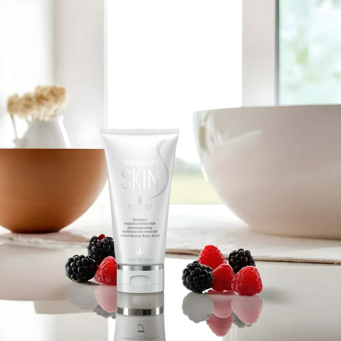 Herbalife ansiktsskrubb med bär – Direktverkande och antioxidant-rik exfoliering för alla hudtyper