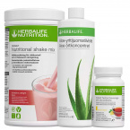 Frukostpaket med måltidsersättning, Aloe och te från Herbalife Herbalife Frukost Baspaket | Formula 1 måltidsersättning | Herbal Aloe | Instant Herbal Beverage | Protein | Fiber | Vitaminer