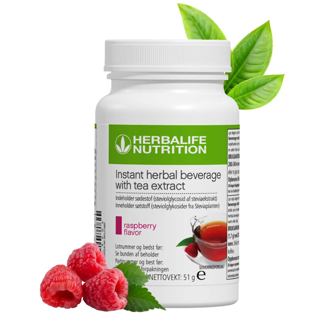 Herbalife-Instant Herbal Beverage with Tea Extract-Raspberry