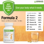 Herbalife Formula 2 Multivitamin Man – dagligt tillskott Herbalife Formula 2 – Multivitamin och Mineral Man dagligt kosttillskott med 24 vitaminer och mineraler för män
