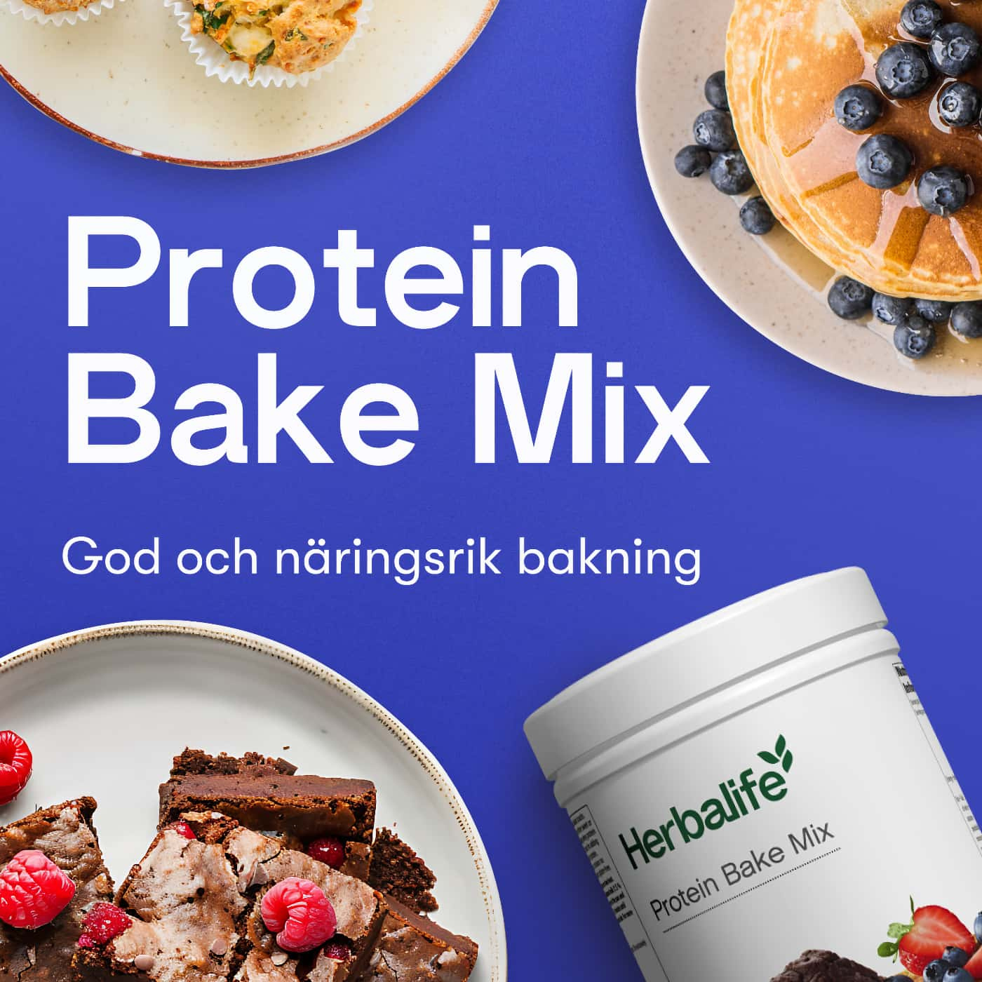 Herbalife Protein Bake Mix – neutral proteinbaserad bakmix för bakning och matlagning.