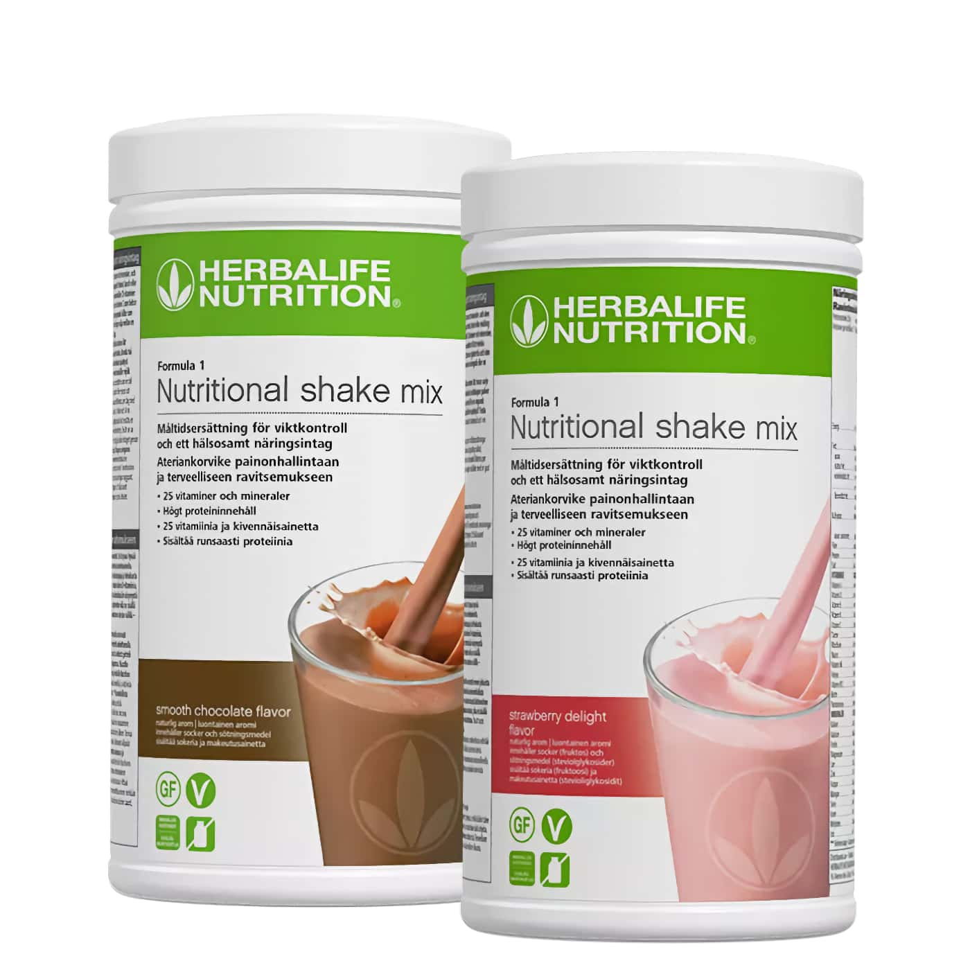 Herbalife Formula 1 Måltidsersättning 2-pack – balanserad måltidsersättning med protein, vitaminer och mineraler