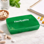 Herbalife Tablettbox Medium – smart organisering Herbalife Tablettbox Medium med sju fack för organiserad förvaring av tabletter och kapslar i vardagen