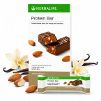 Herbalife Proteinbar Vanilj Mandel proteinbar Herbalife Proteinbar Vanilj Mandel proteinbar för mellanmål, arbete och träning med mandel och vaniljsmak