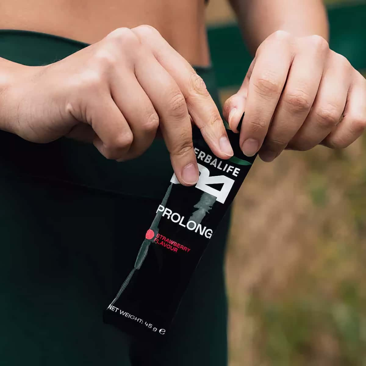 Herbalife H24 Prolong Energy Gel - Jordgubbssmak - Energigel för uthållighetsträning med kolhydrater, vitamin B12 och tiamin