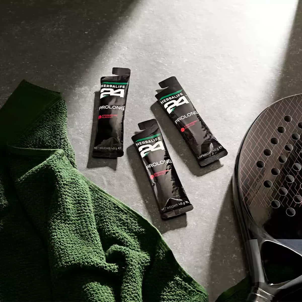 Herbalife H24 Prolong Energy Gel - Jordgubbssmak - Energigel för uthållighetsträning med kolhydrater, vitamin B12 och tiamin