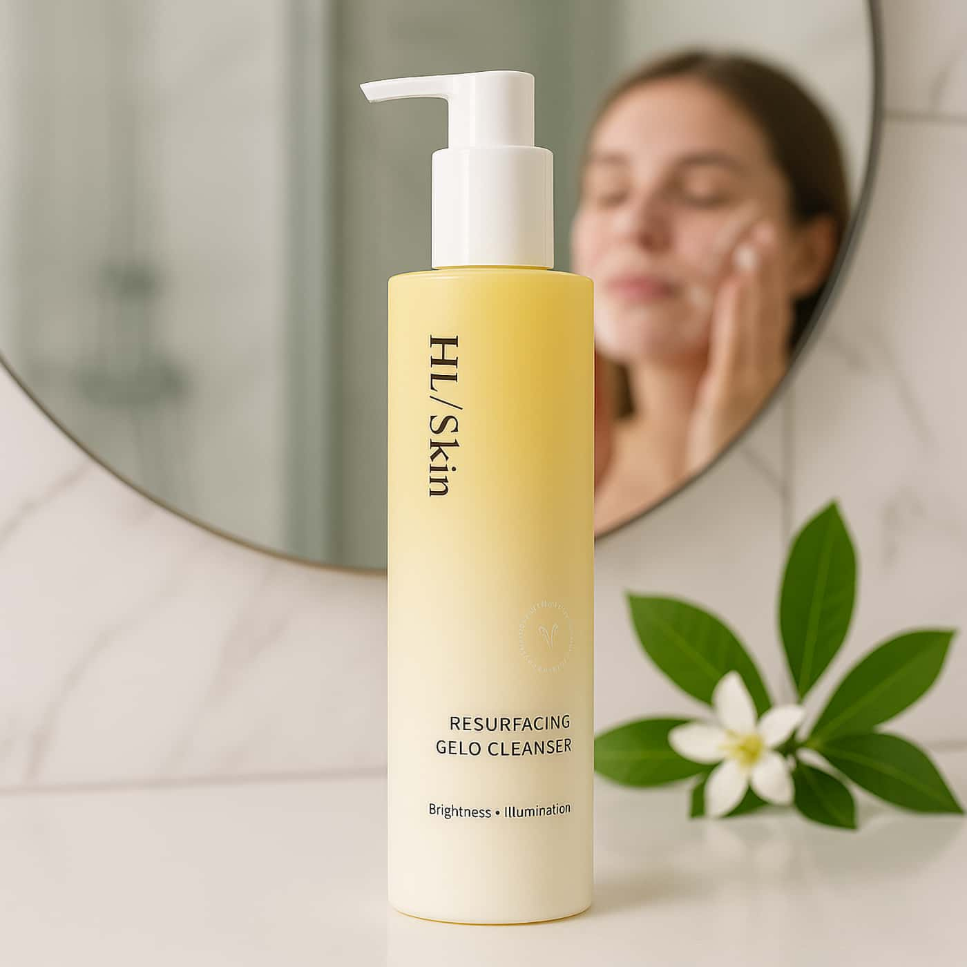 HL/Skin Resurfacing Gelo Cleanser – mild koreansk gelrengöring med botaniska extrakt
